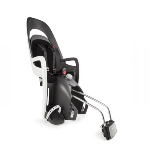 Fotelik HAMAX Caress (szaro-biały, czarna wyściółka, z adapterem na bagażnik)