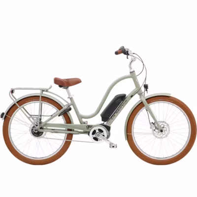 Electra Townie Go! 5i Step-Thru green tea