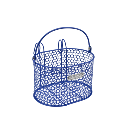 Electra Kosz na kierownicę Honeycomb mały mocowany na hakach niebieski