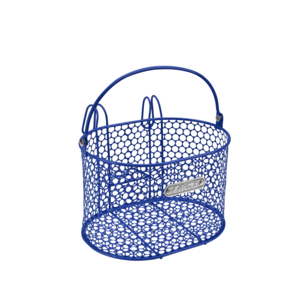 Electra Kosz na kierownicę Honeycomb mały mocowany na hakach niebieski